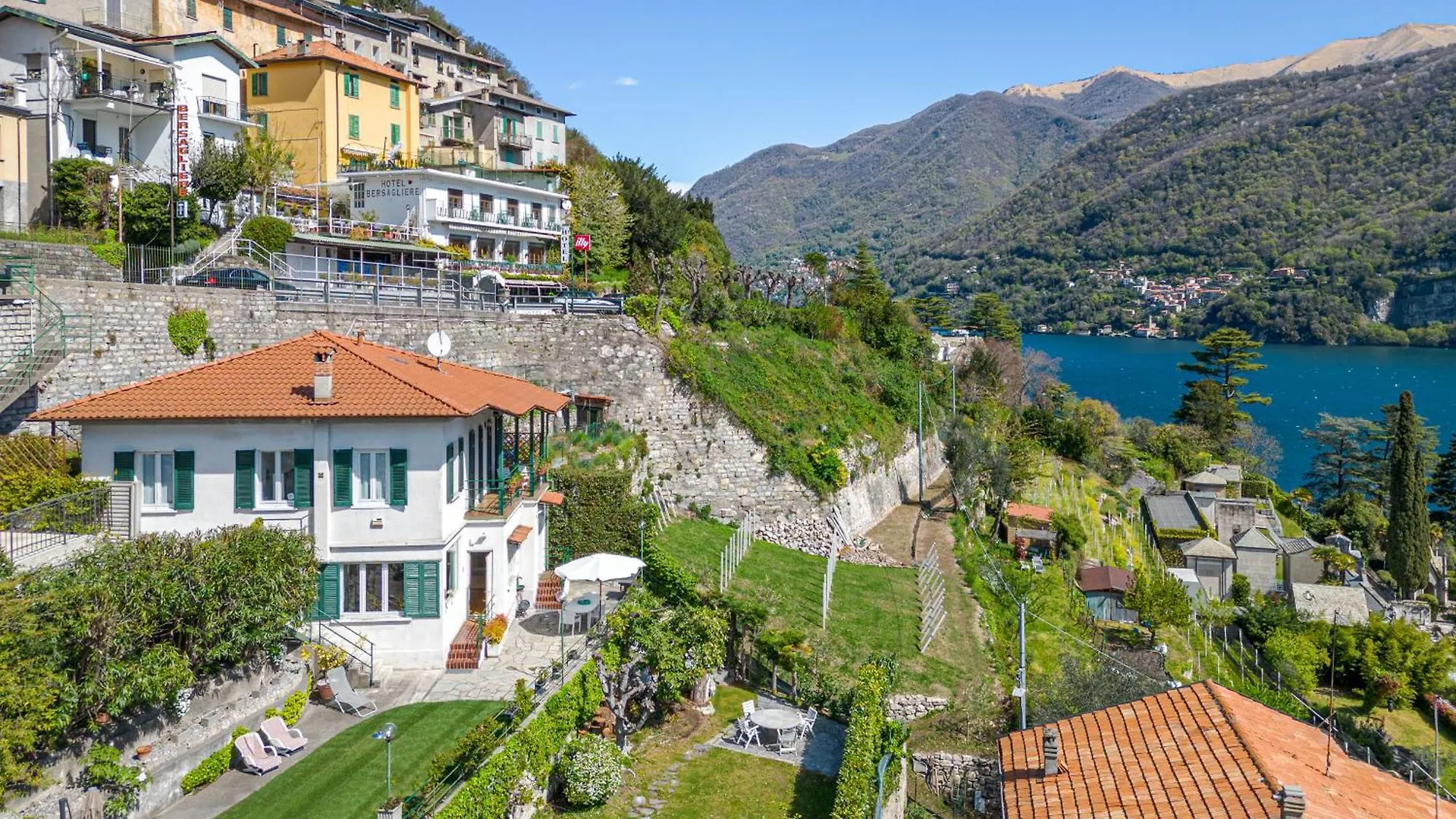 Feriehus Casa Bambu - Splendida Vista Lago E Posto Auto Laglio Italien